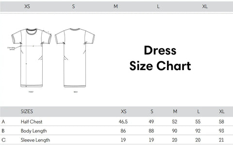 Dress Size Chart