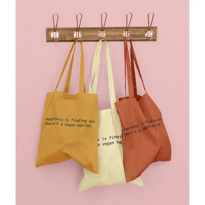 Vegan Option Organic Cotton Tote Bag - Vegan As Folk